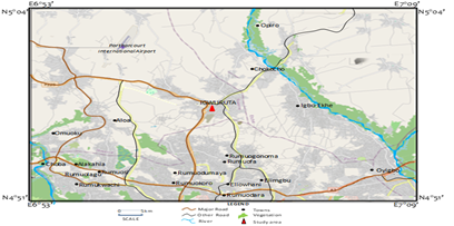 Location map of the study area